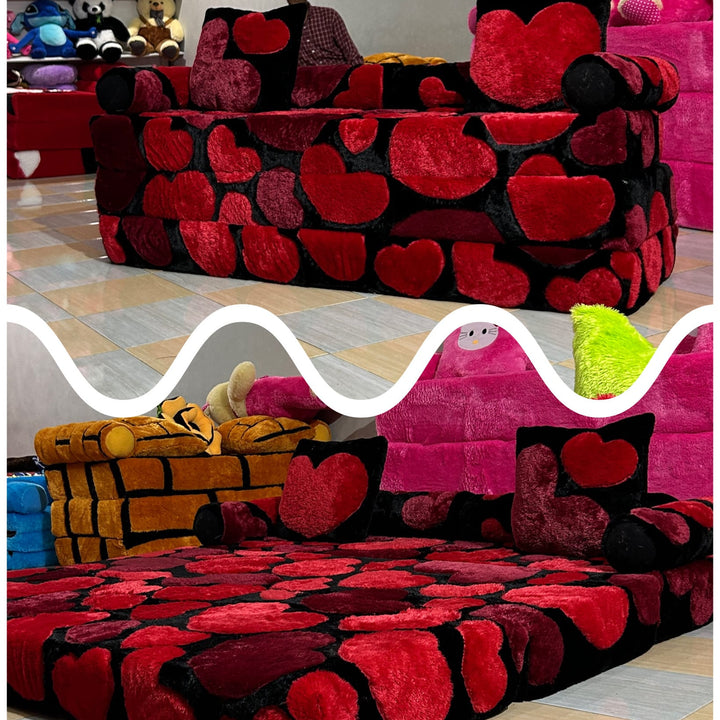 Sofá cama Dobrável 2 em 1 Divertido Vários Personagens