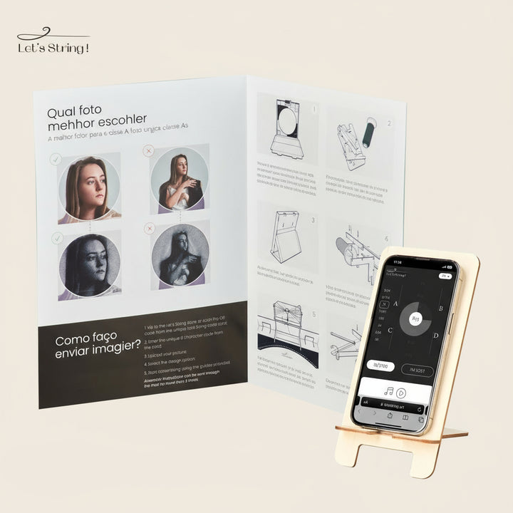 Kit Let's String - Transforme Sua Foto em Fio
